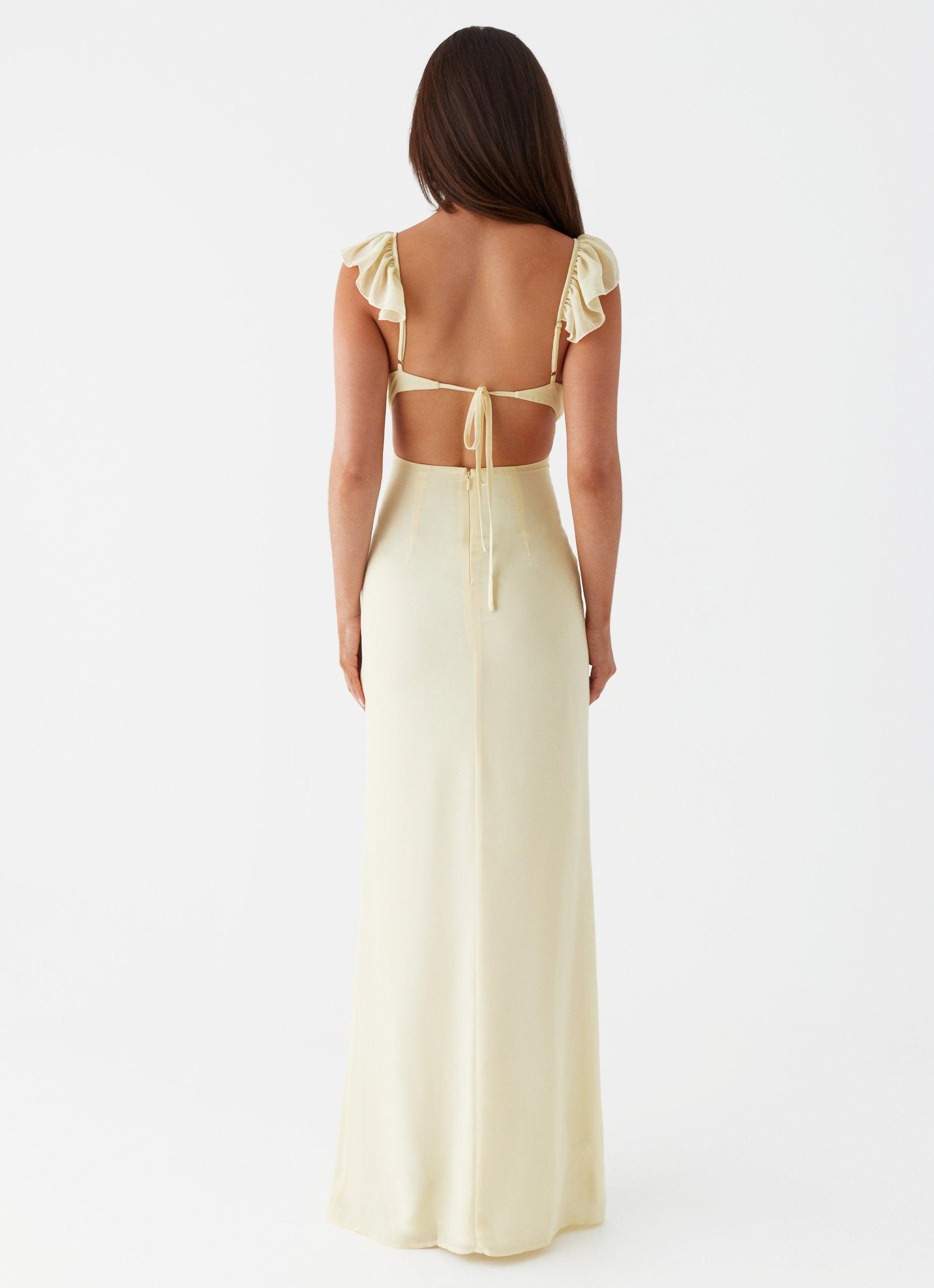 Silvie Maxi Dress - Yellow Product Image