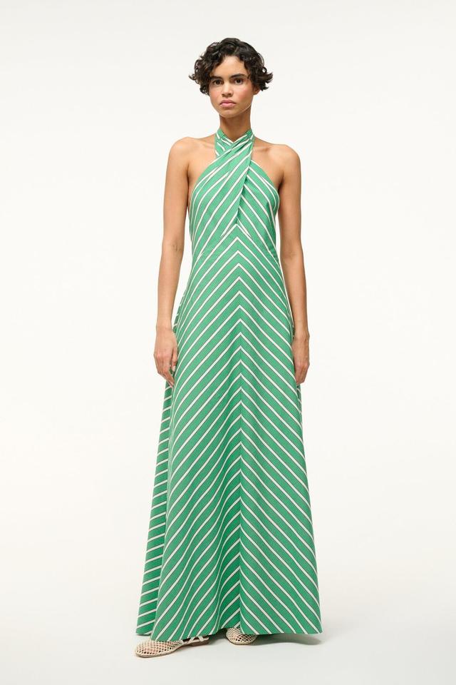 DAWN DRESS | SEAWEED STRIPE Product Image