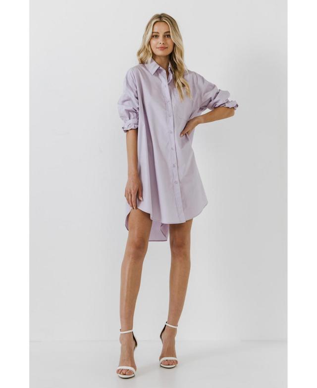 English Factory Classic Collar Shirtdress Product Image