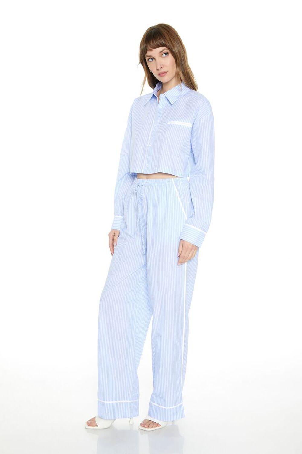 Striped Shirt & Pants Set | Forever 21 Product Image