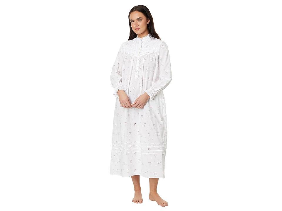 Eileen West Ballet Nightgown Long Sleeve (Floral) Women's Pajama Product Image