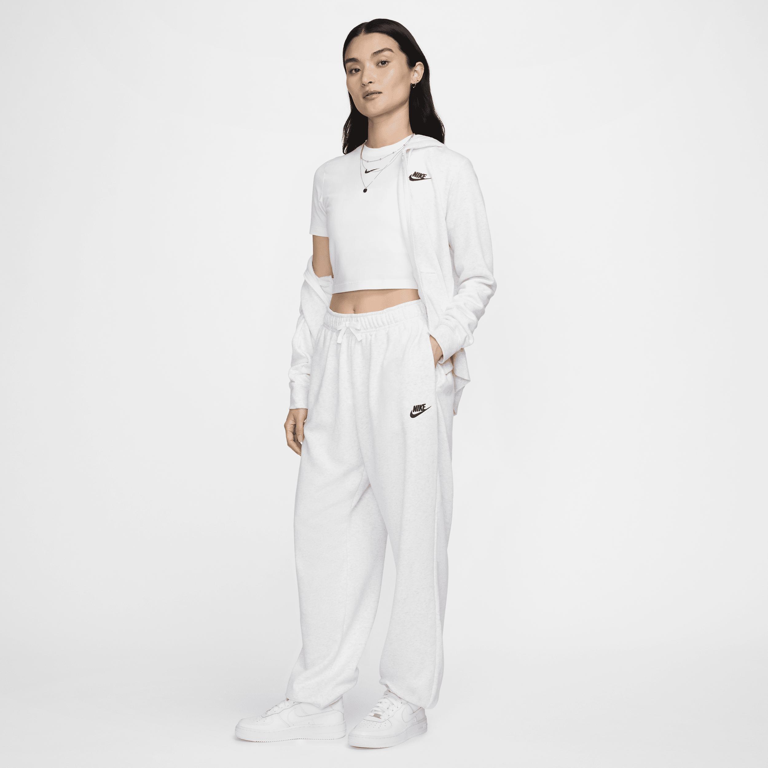 Womens Nike Sportswear Club Fleece Mid-Rise Oversized Sweatpants Product Image