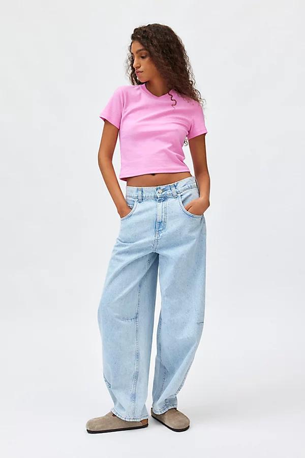 BDG Rih Mid Rise Barrel Jean Womens at Urban Outfitters Product Image