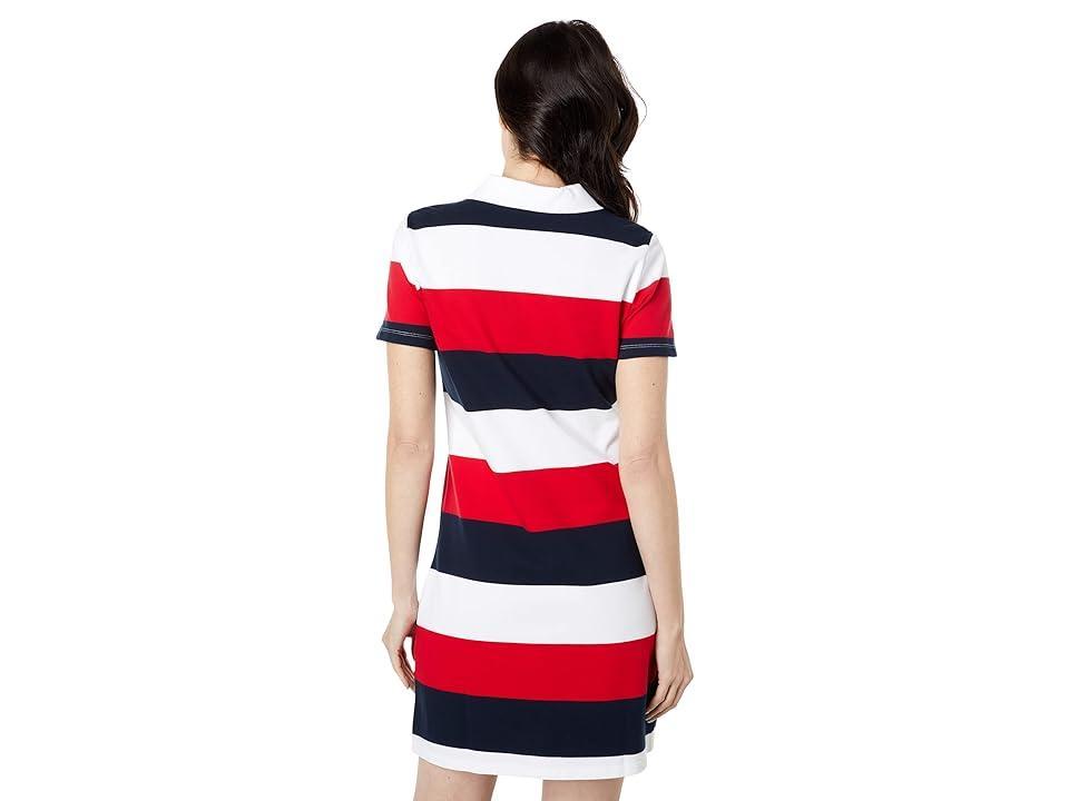 Tommy Hilfiger Stripe Polo Dress (Iconic ) Women's Dress Product Image