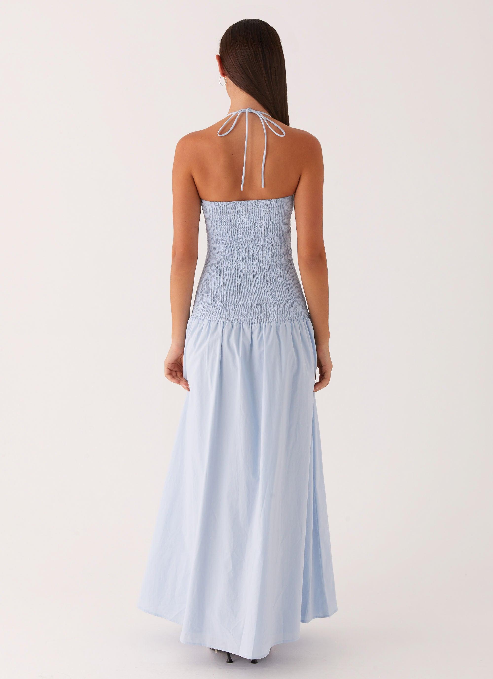 Zahra Maxi Dress - Blue Product Image