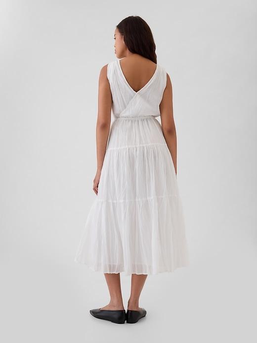 Pleated Tiered Maxi Dress Product Image