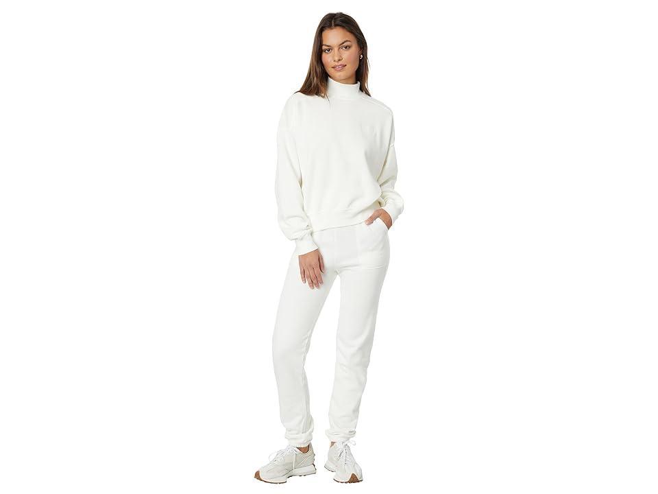 Billabong Chill Weekend Mock Neck Sweatshirt (Salt Crystal) Women's Clothing Product Image