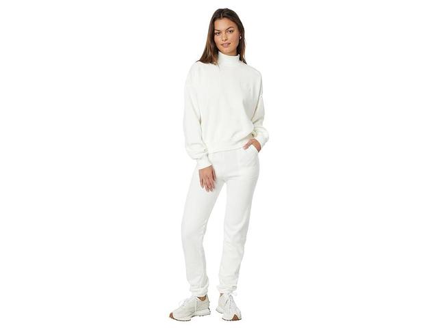 Billabong Chill Weekend Mock Neck Sweatshirt (Salt Crystal) Women's Clothing Product Image