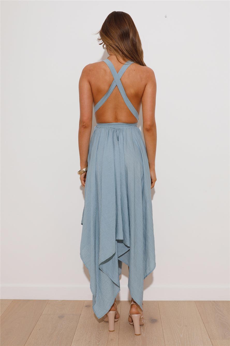 Lover Wanted Midi Dress Sage Product Image