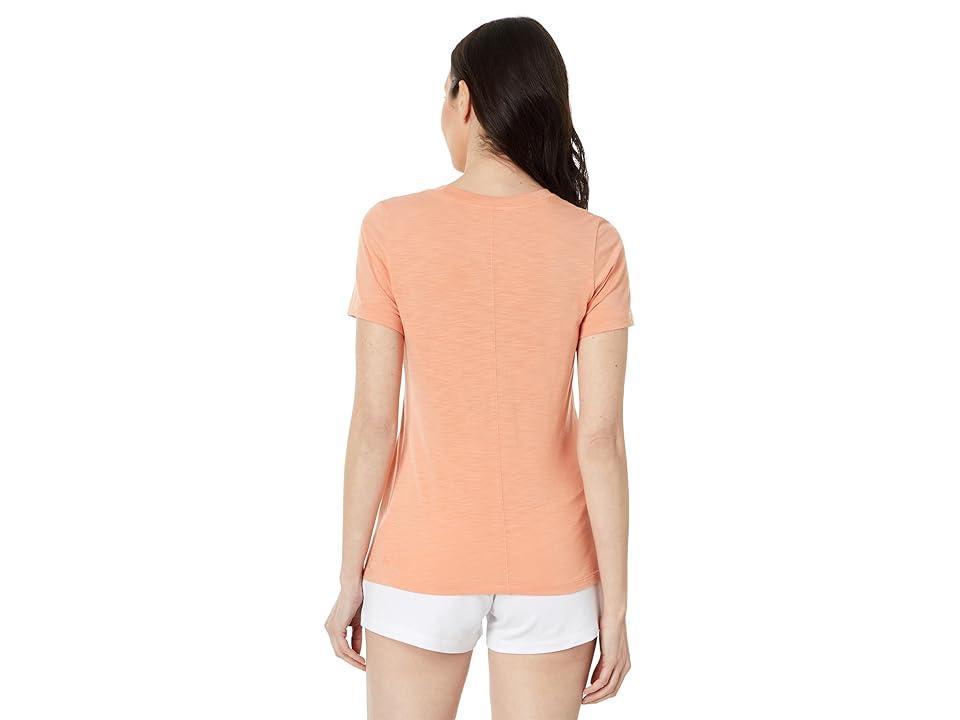 L.L.Bean Super Soft Shrink-Free Button Front Pajama Set (Peach Sherbet) Women's Pajama Sets Product Image