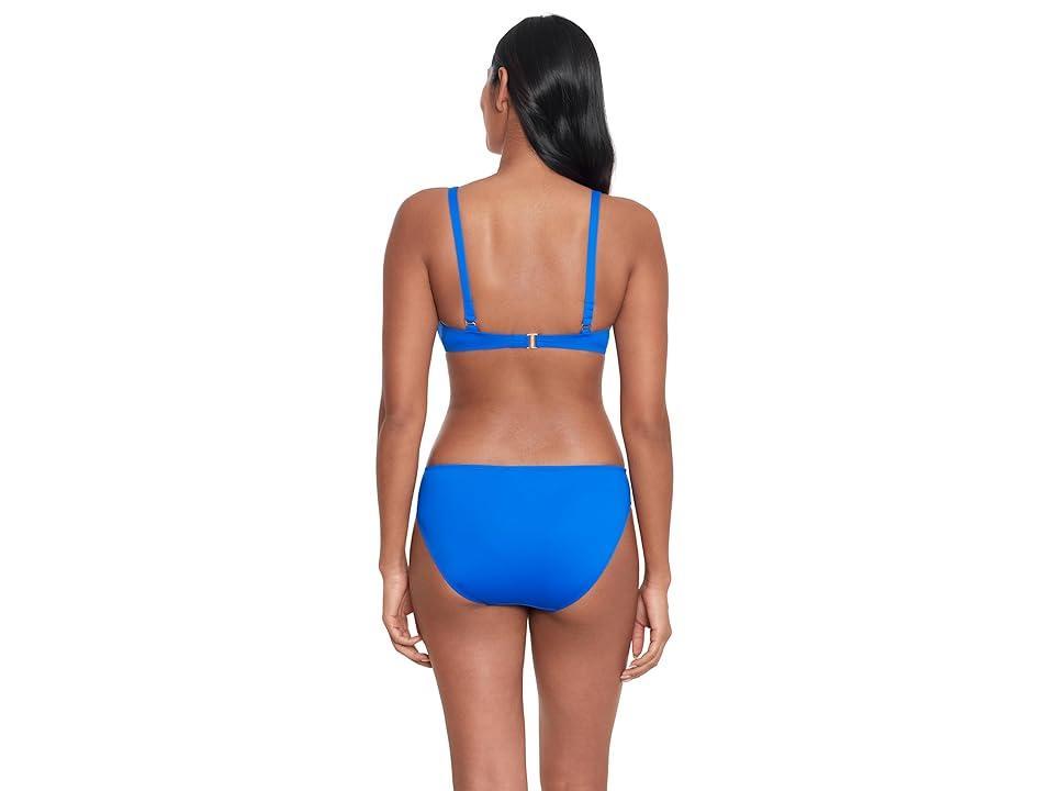 LAUREN Ralph Lauren Beach Club Solids Ring Side Hipster Women's Swimwear Product Image