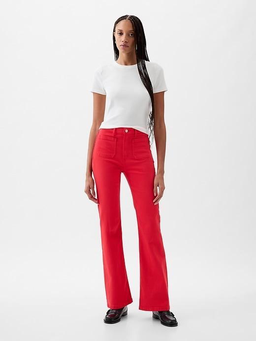 High Rise &apos;70s Flare Jeans Product Image