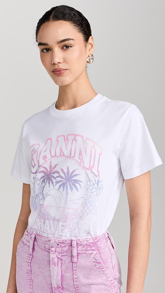 GANNI Basic Jersey Cocktail Relaxed Tee | Shopbop Product Image