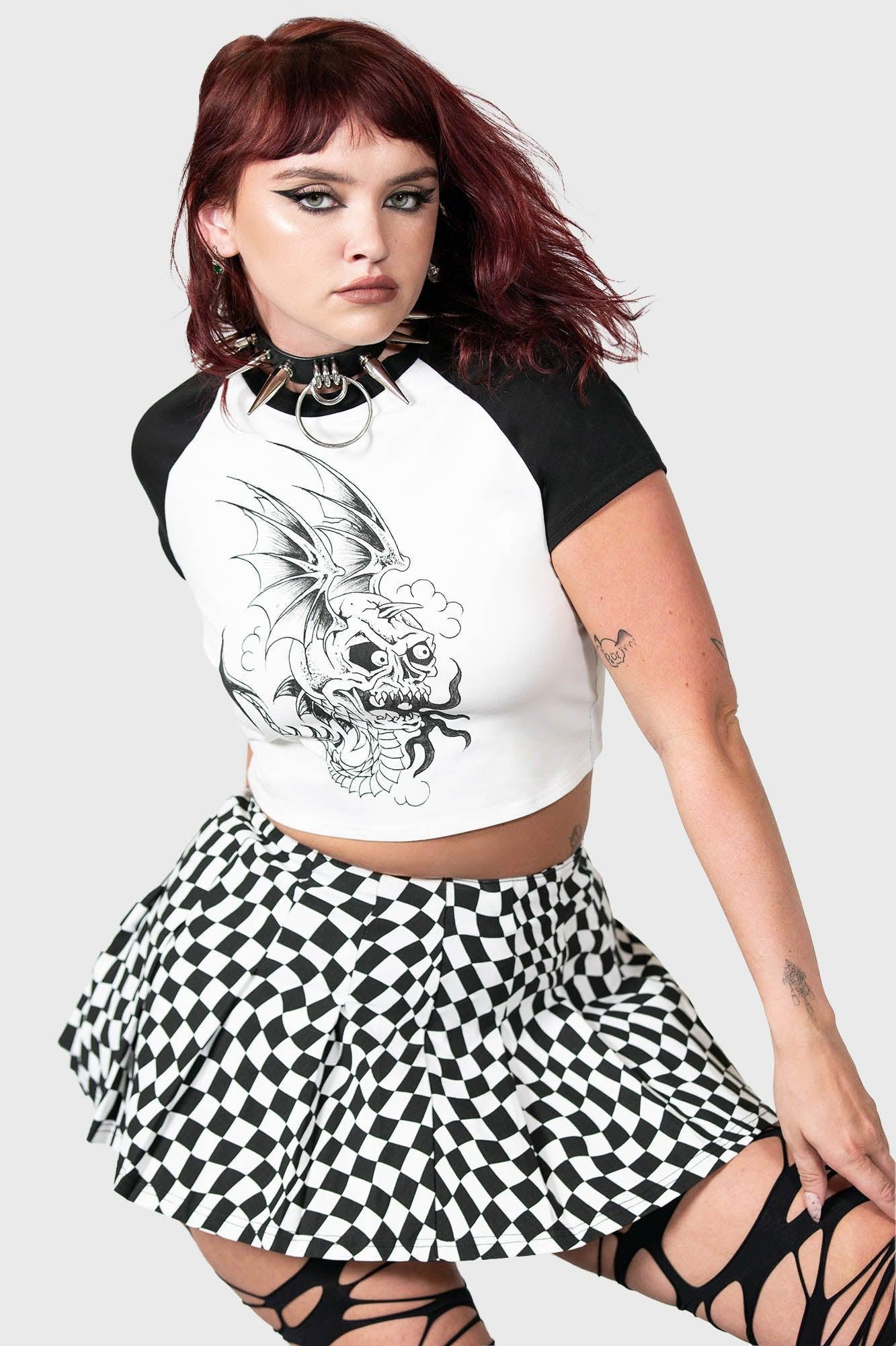 Punk/Wave Mini Skirt - Resurrect Female Product Image