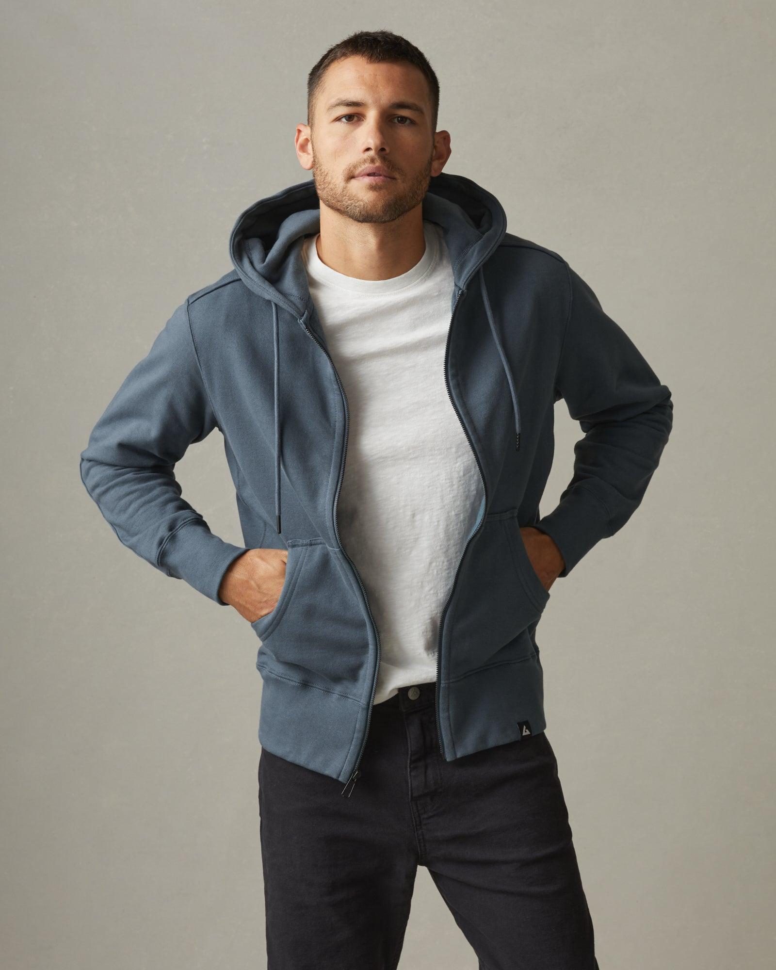 Classic Full Zip - Vintage Indigo  Product Image