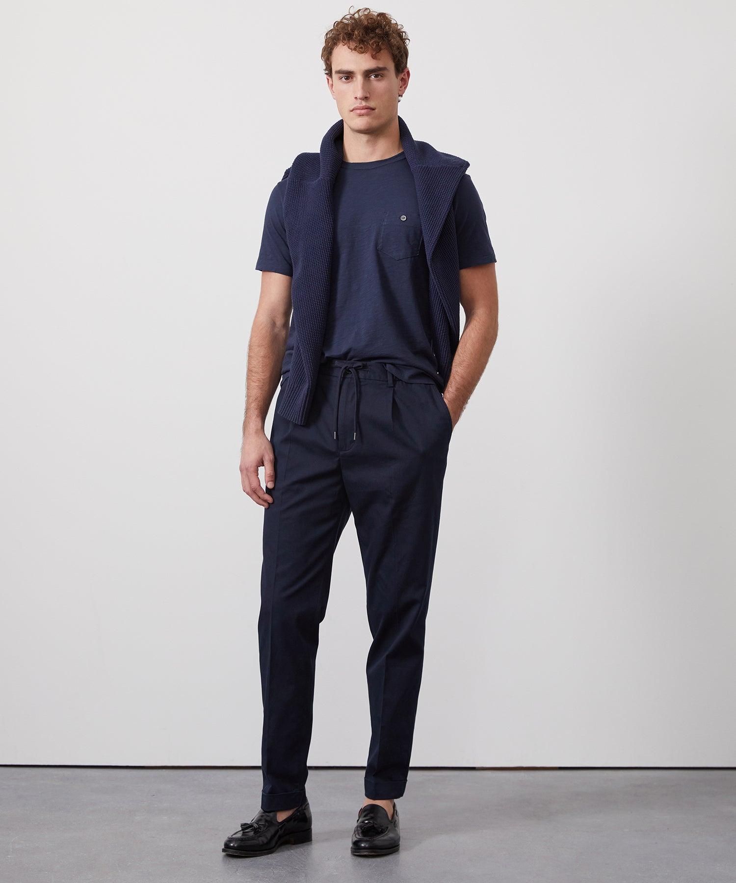 Modern Chino Trouser in True Navy Male Product Image