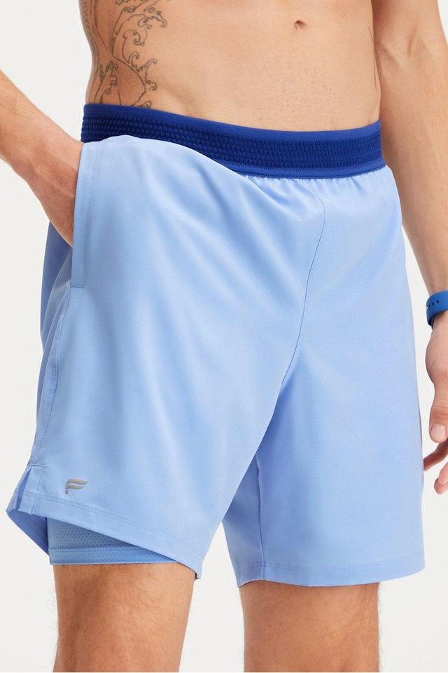 Fabletics Men The Fundamental Short (Lined) male Vapor Blue Size L Product Image