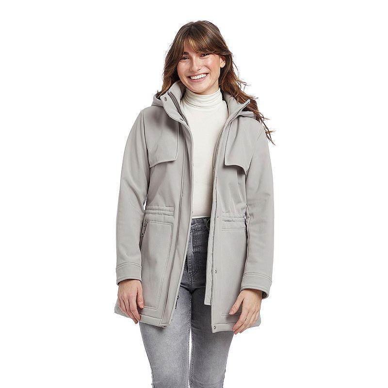 Womens Nine West Softshell Fleece Lined Jacket Product Image