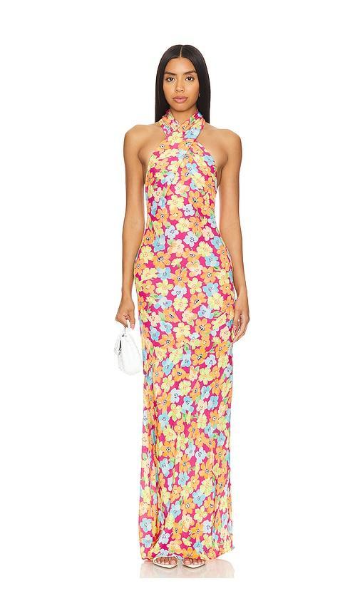 Lovers and Friends Macie Maxi Dress in Pop Floral Multi Product Image