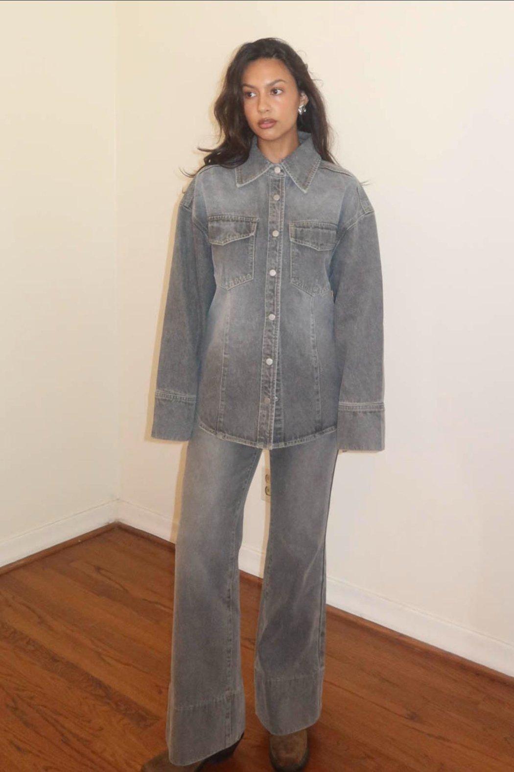 Denim Pants Set Product Image