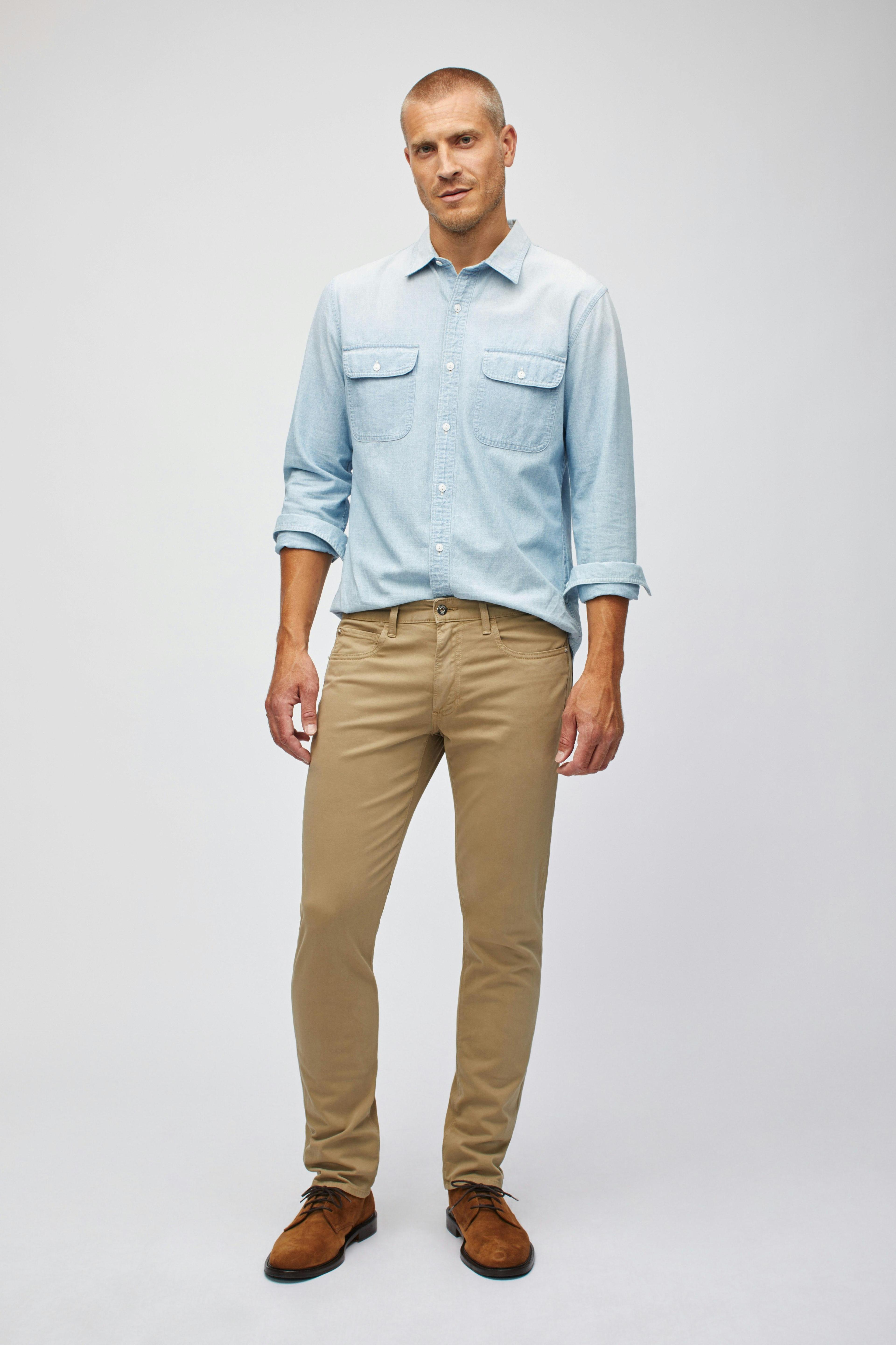 Italian Textured 5-Pocket Pants Product Image