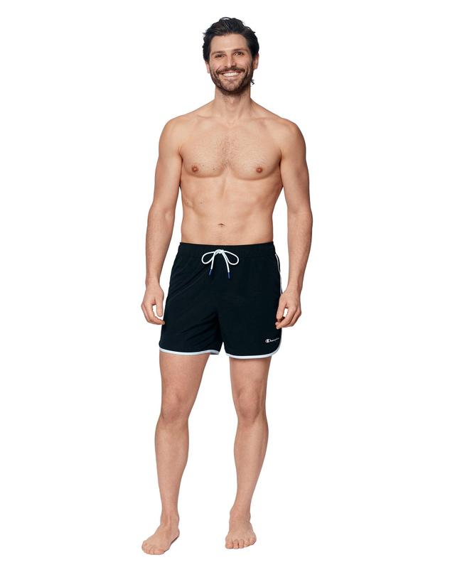 Mens Champion Core Volley Shorts, Retro Solids, 5 Black XL Product Image