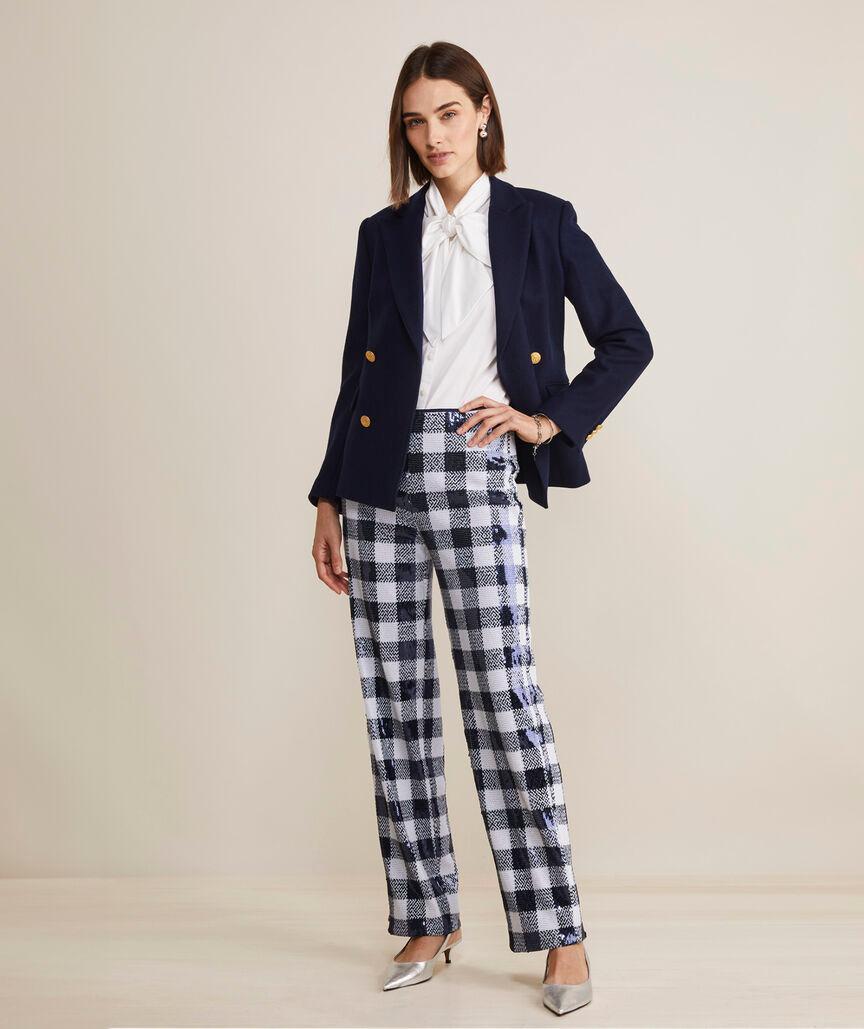 Sequin Check Trouser product image