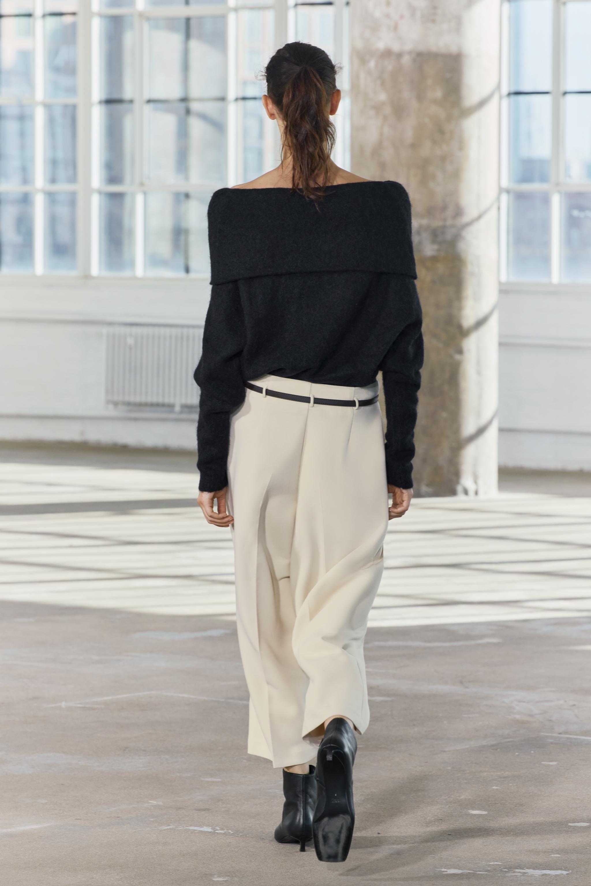 BELTED CULOTTE PANTS ZW COLLECTION Product Image