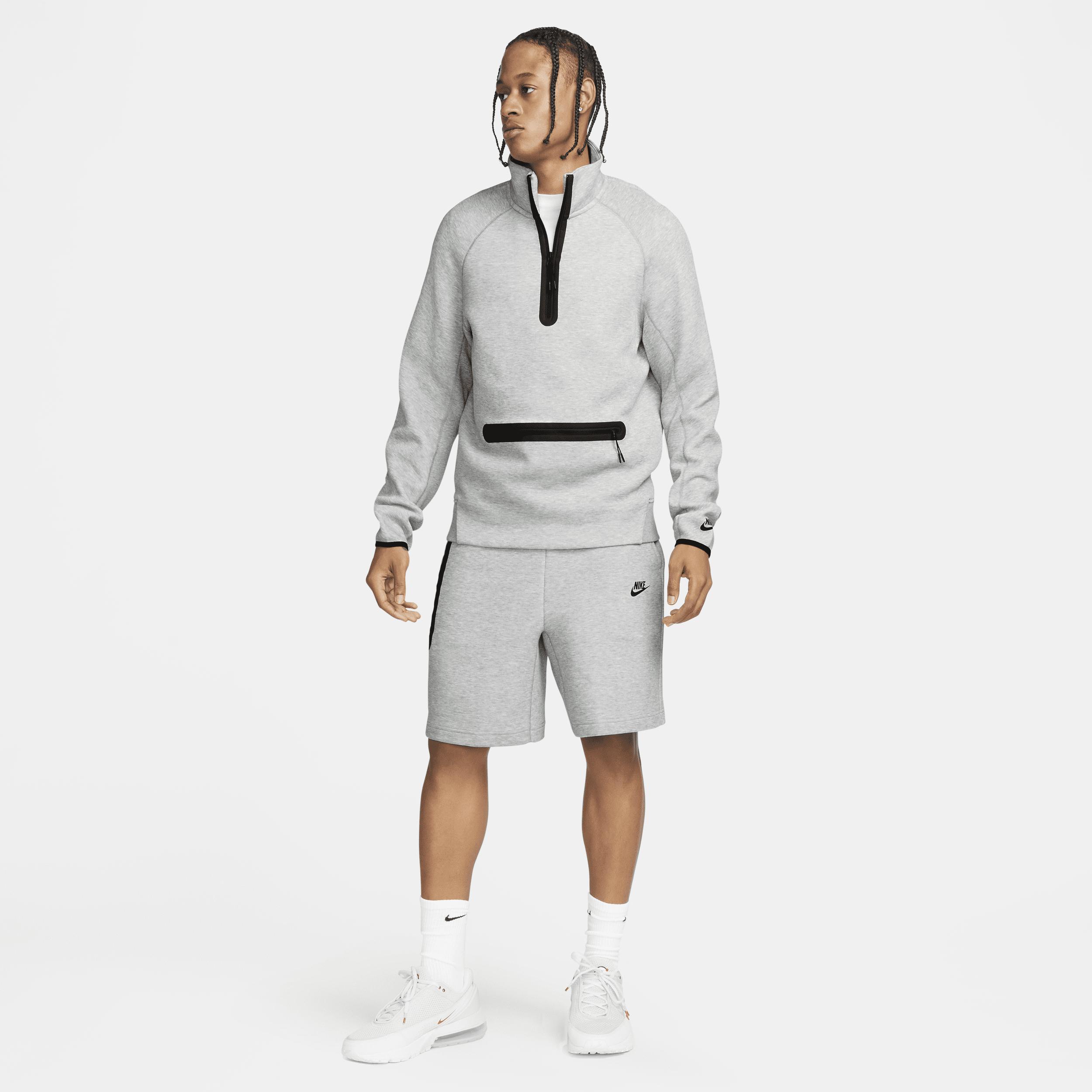 NIKE Gray Half-zip Sweatshirt Product Image