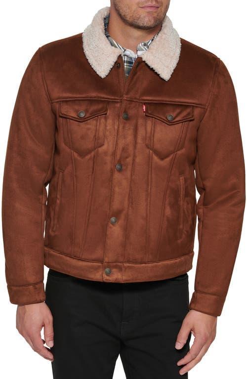 levis Faux Shearling Lined Trucker Jacket Product Image