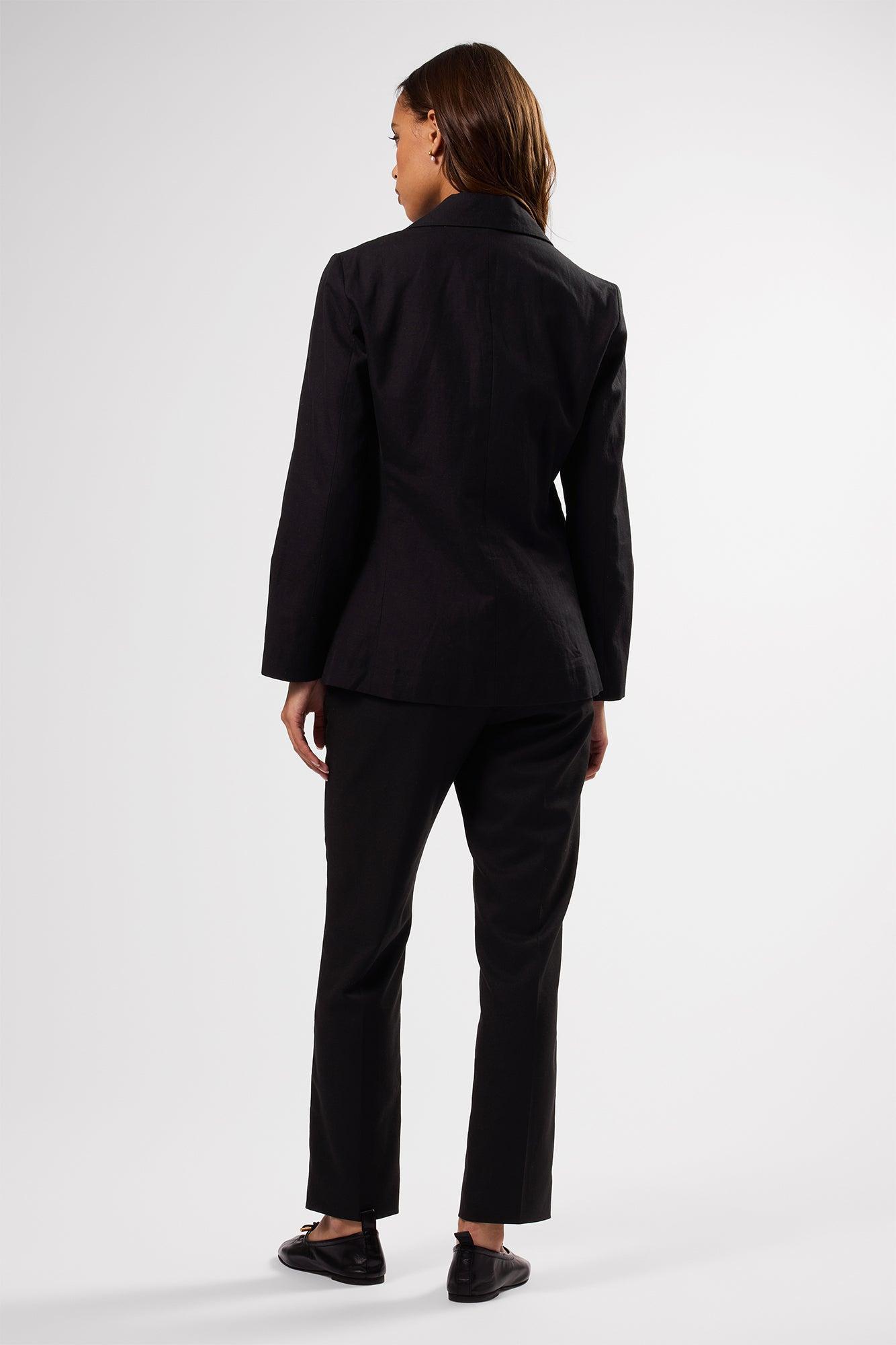 Slim Tobie Summer Blazer - Black Product Image