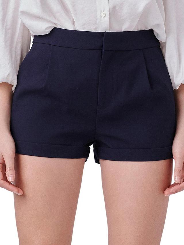 Endless Rose Pleated Low Rise Shorts Product Image