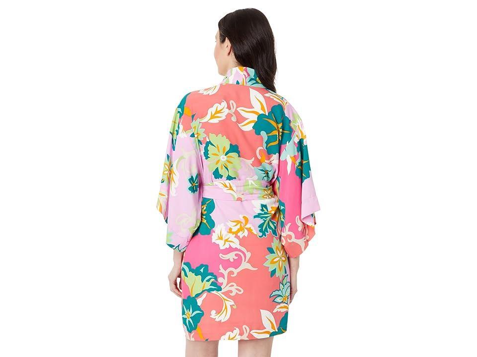 Natori Marbella 36 Wrap Green) Women's Robe Product Image