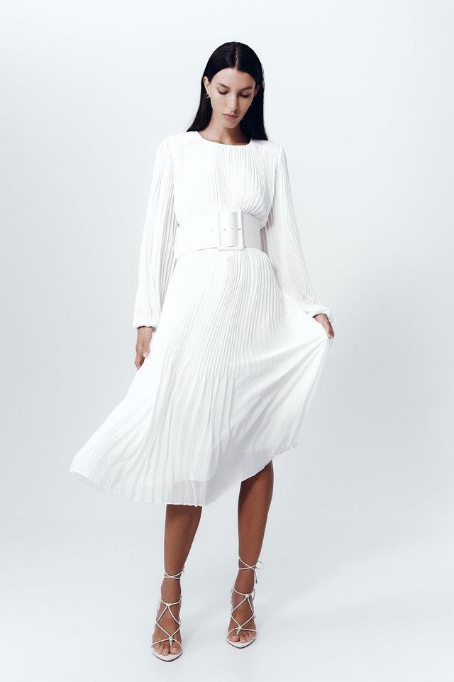 Cathedra Belted Midi Dress Product Image