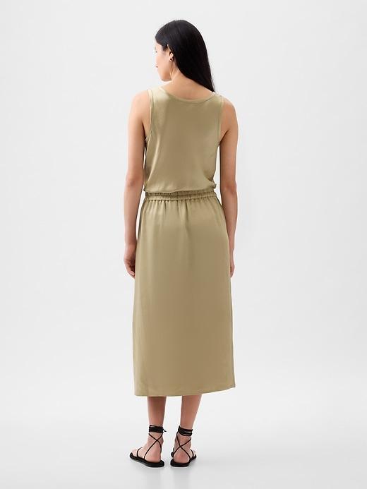 Satin Midi Skirt Product Image