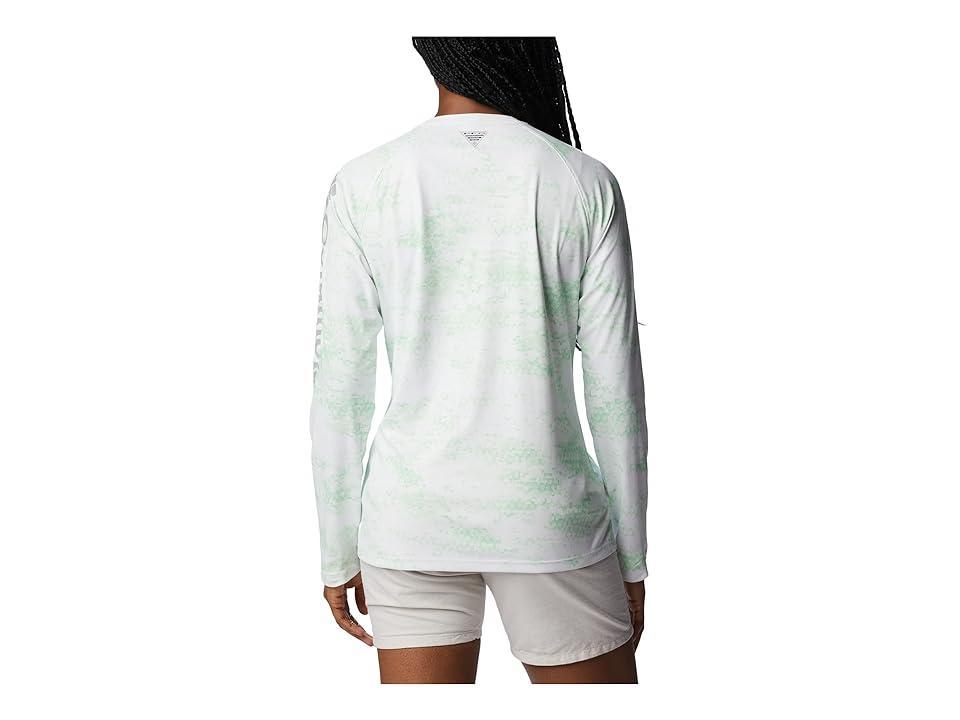 Columbia Printed Tidal Deflector Long Sleeve (Key West PFG Camo) Women's Clothing Product Image