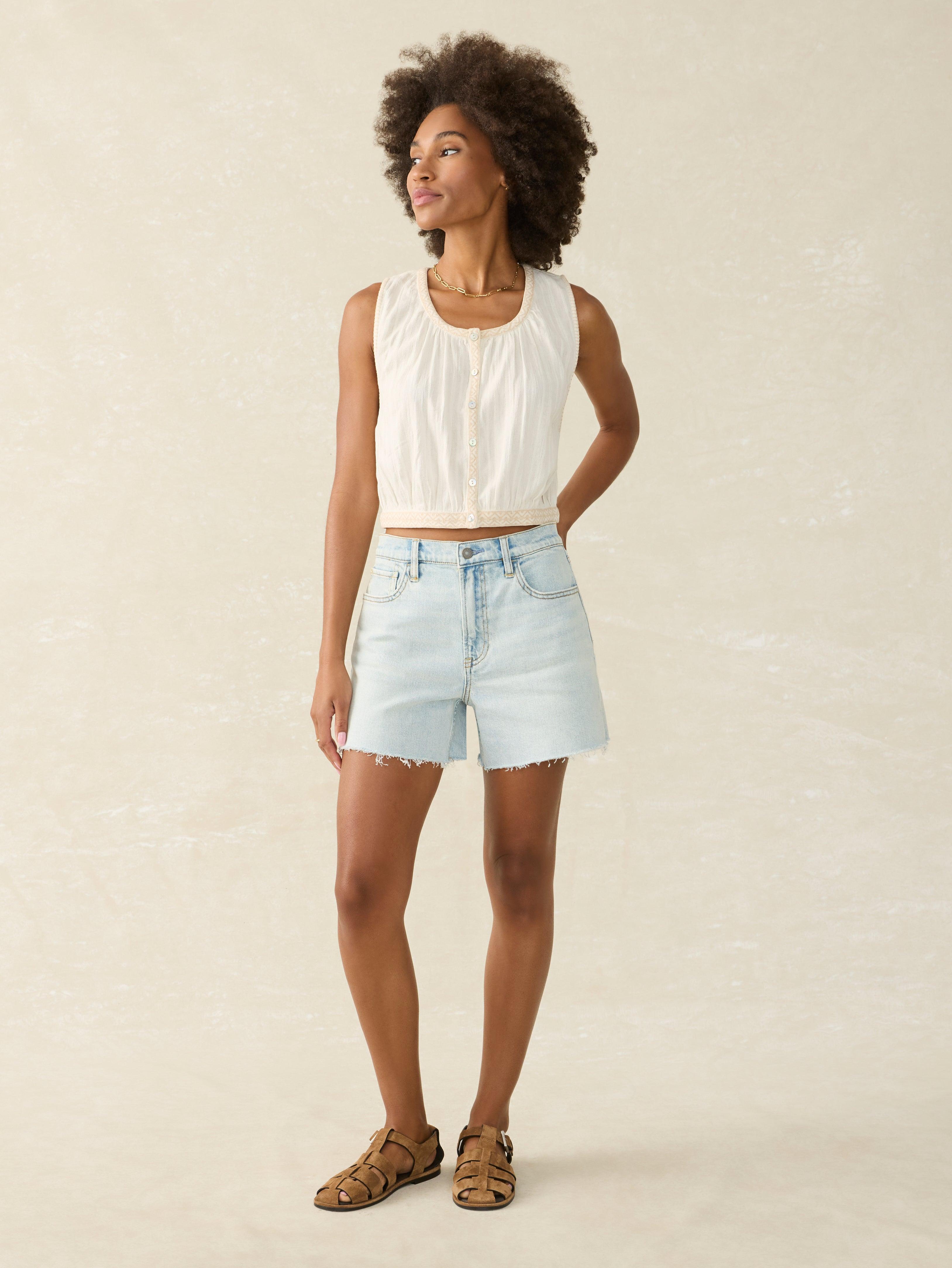 Organic Cotton Denim Short - Cloudbreak Wash Female Product Image