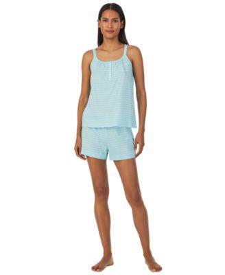 Lauren Ralph Lauren Womens 2-Pc. Double-Strap Boxer Pajamas Set Product Image