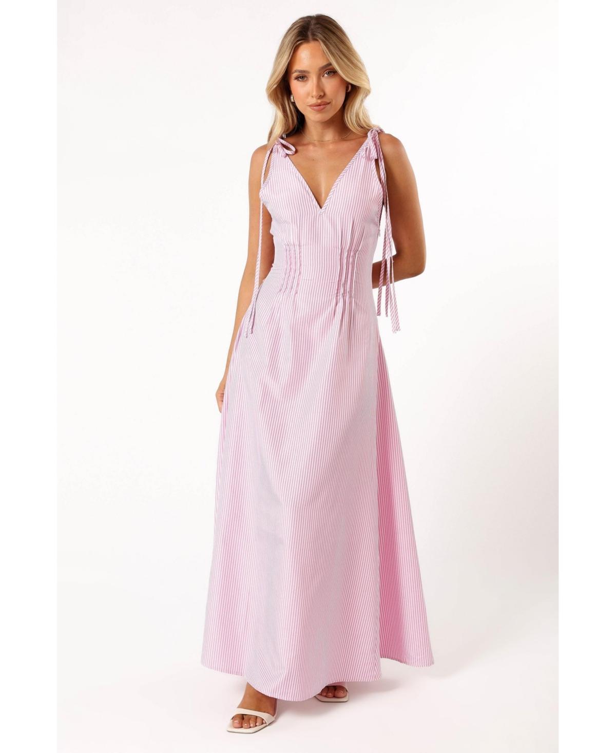 Petal and Pup Womens Lainey Tie Maxi Dress Product Image