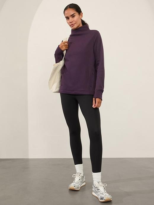 Cozy Karma Twist Neck Sweatshirt Product Image