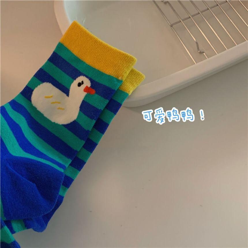 Striped Crew Socks Product Image