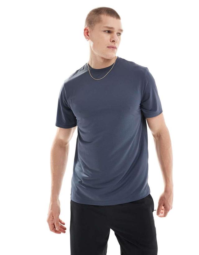 ASOS 4505 icon training t-shirt with quick dry in navy Product Image