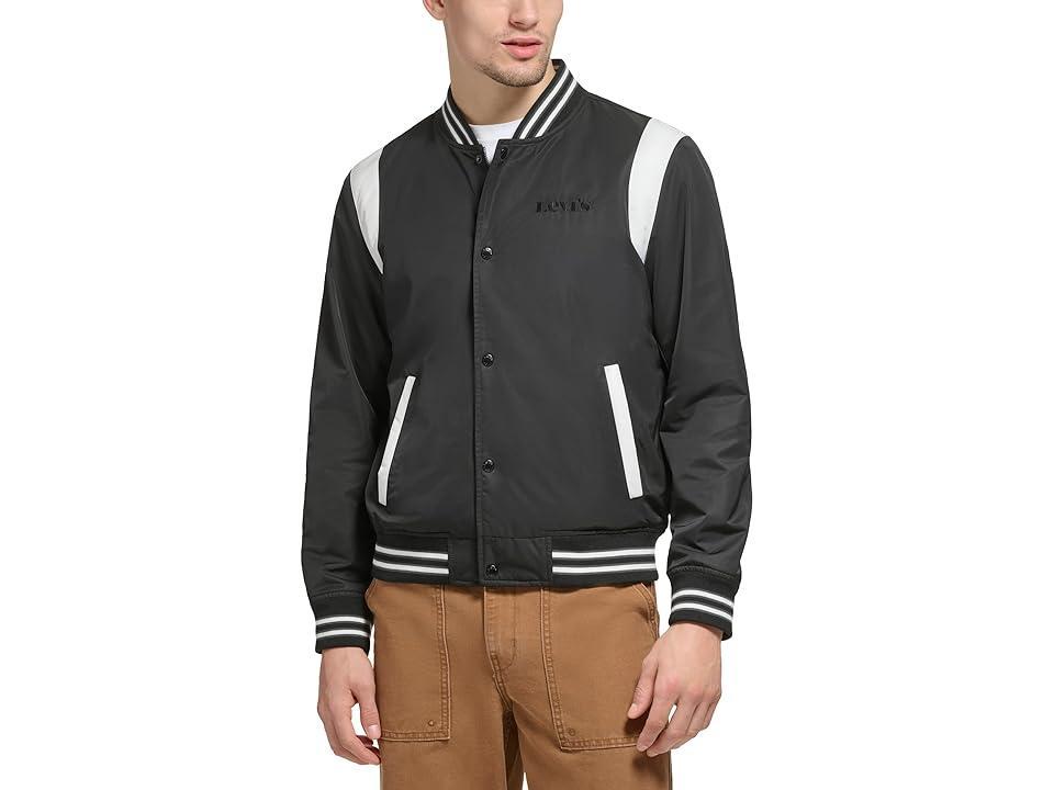 Levis Mens Varsity Bomber Jacket - Red Product Image