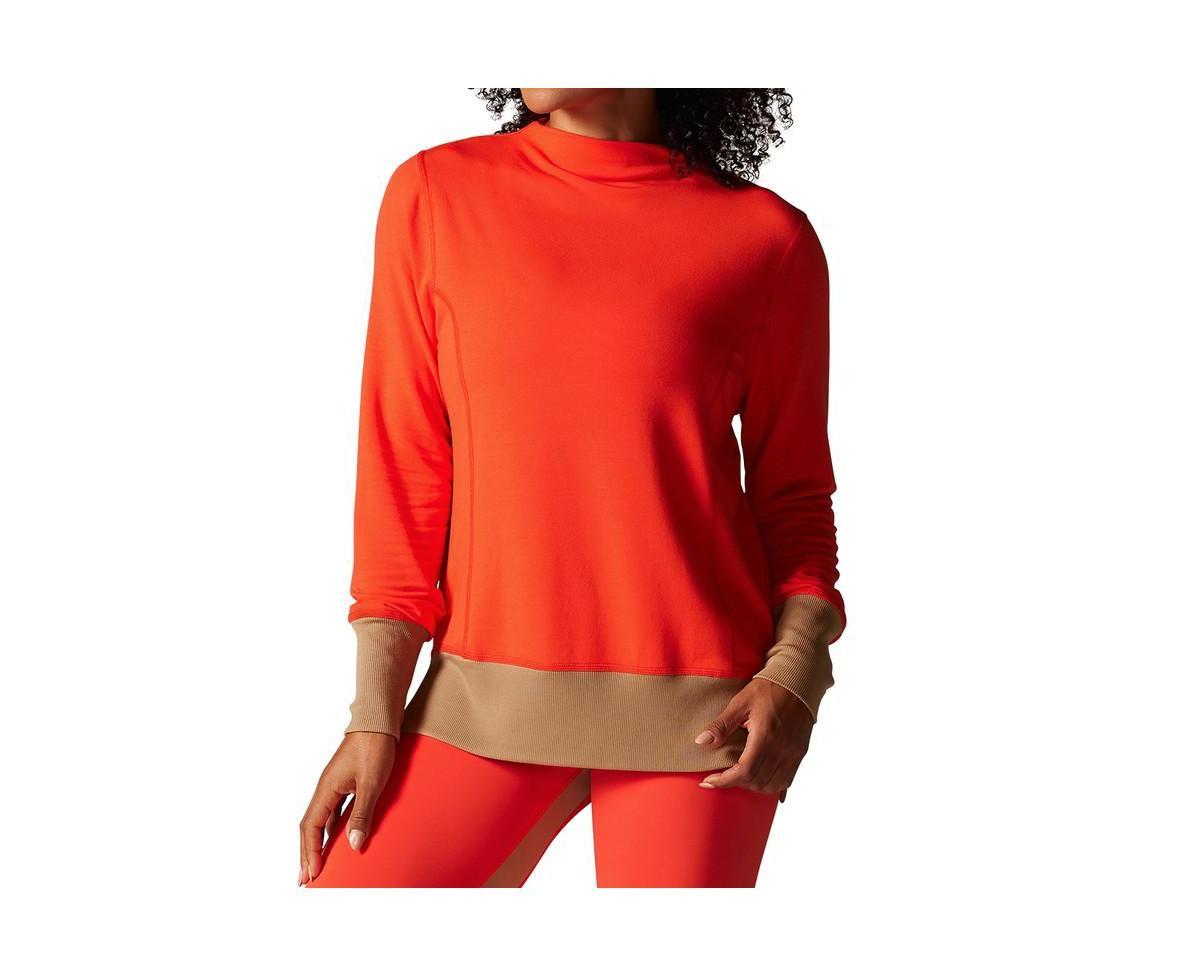 Tavi Womens Cozy Funnel Neck Sweatshirt - Camel Product Image