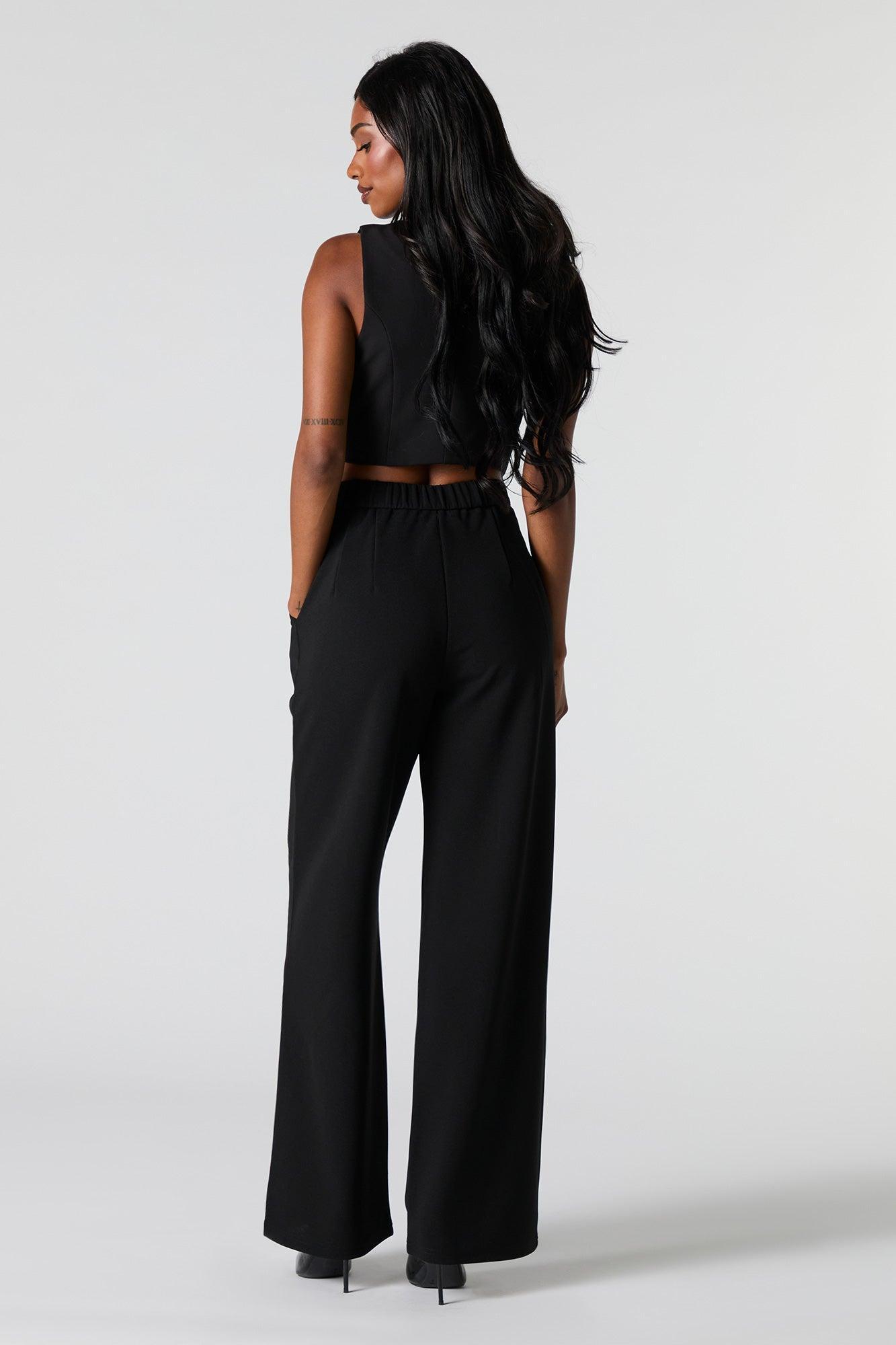 Crepe Straight Leg Dress Pant Female Product Image