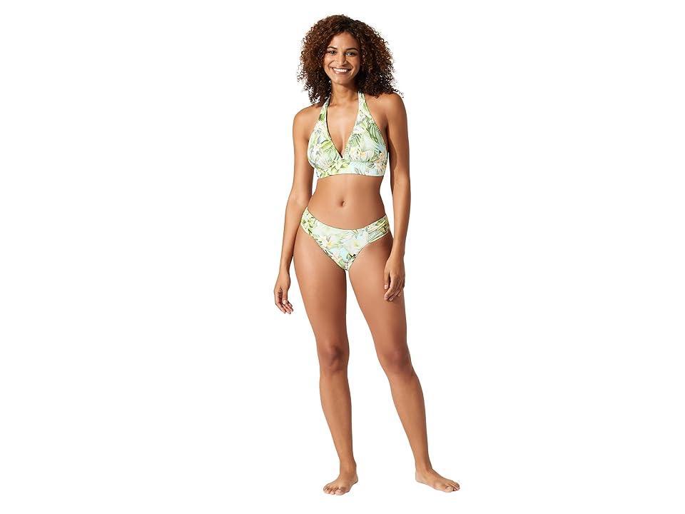 Tommy Bahama Paradise Fronds Reversible Halter (Tea Leaf Reversible) Women's Swimwear Product Image