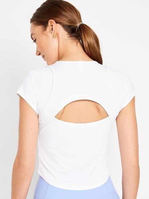 FlowForm Crop Cutout-Back Top Product Image