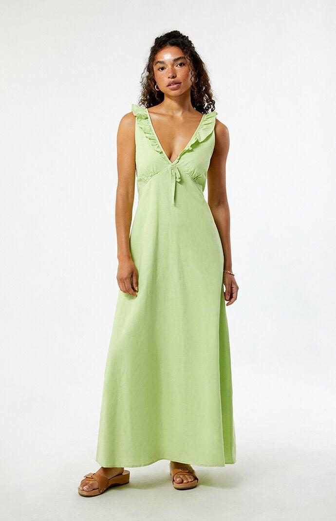 Rhythm Women's Mila Ruffle Maxi Dress Product Image