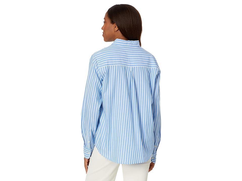 PACT The Sunset Classic Shirt Bondi Stripe) Women's Clothing Product Image