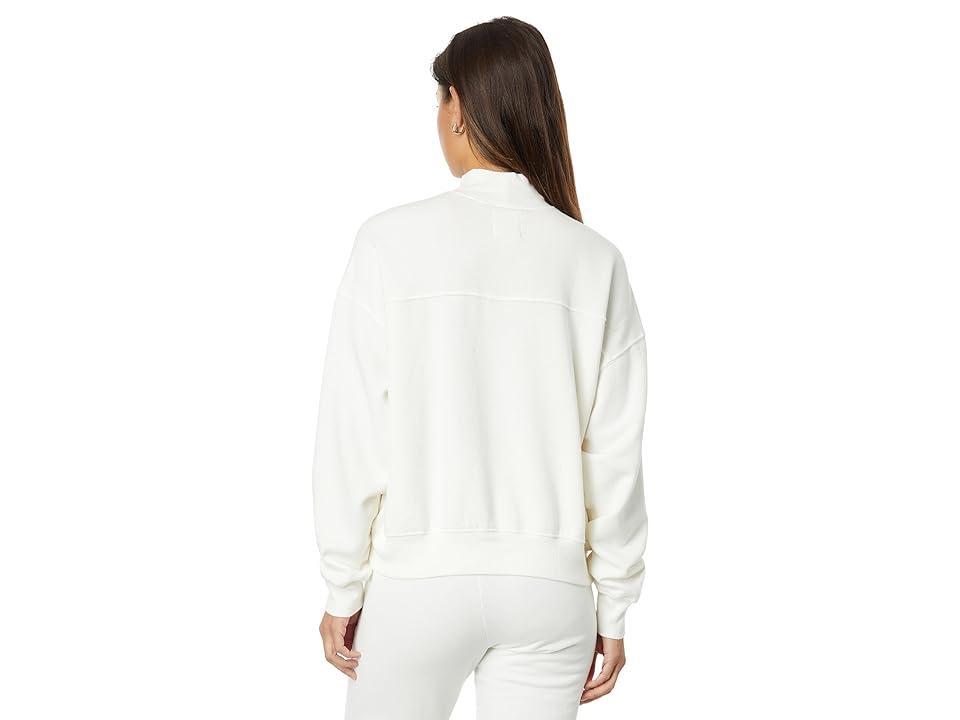 Billabong Chill Weekend Mock Neck Sweatshirt (Salt Crystal) Women's Clothing Product Image